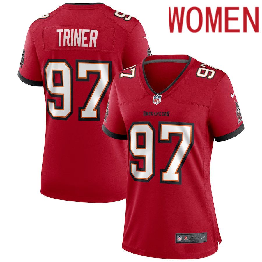 Women Tampa Bay Buccaneers 97 Zach Triner Nike Red Game NFL Jersey